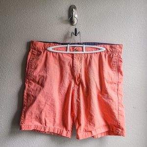 Tailorbyrd Faded Coral Shorts W/ Button Pockets